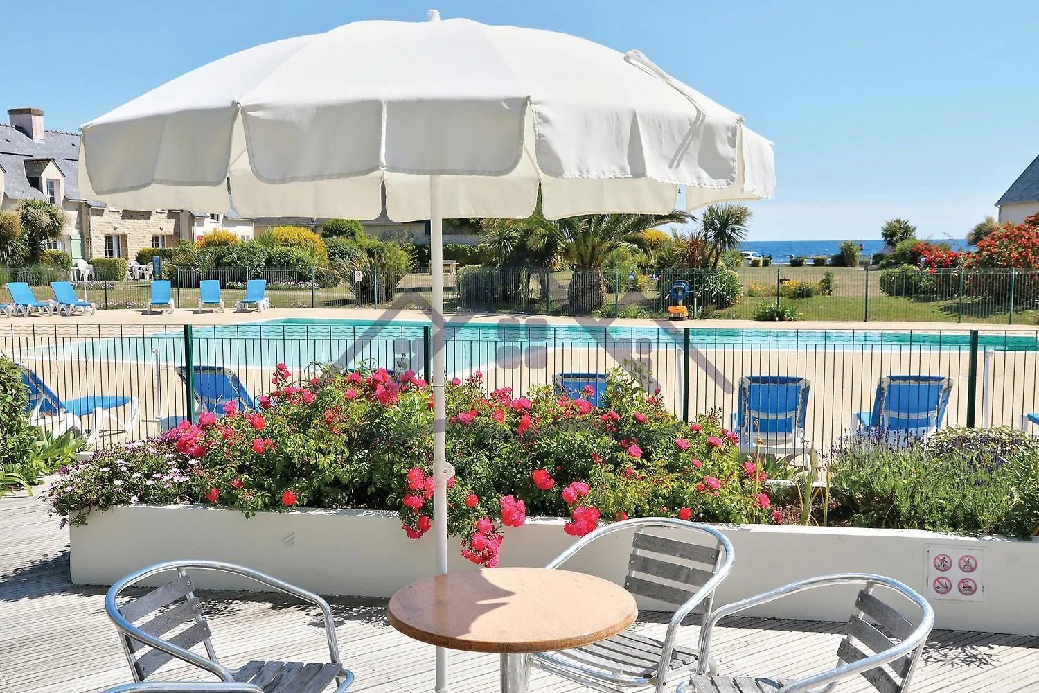 Semesterbostad Localise - Maison D02 - Vue Mer - Acces Piscine - Wifi Inclus - Draps Et Lits Faits Inclus - Face A La Plage - Centre Et Port A 700M Guilvinec Frankrike