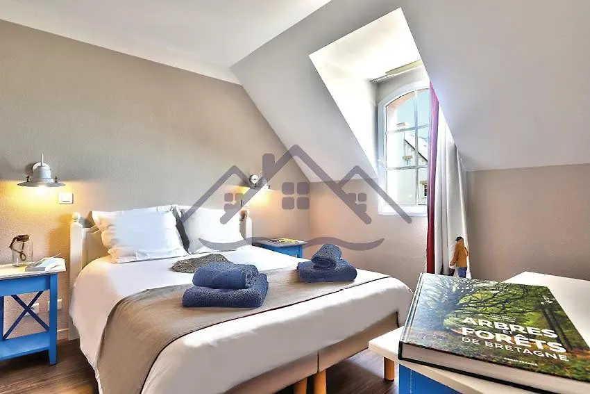 Semesterbostad Localise - Maison D02 - Vue Mer - Acces Piscine - Wifi Inclus - Draps Et Lits Faits Inclus - Face A La Plage - Centre Et Port A 700M Guilvinec